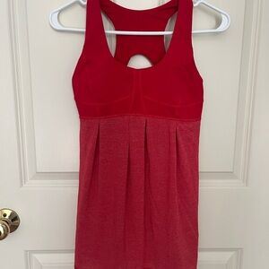 lululemon athletica Red Tank Top